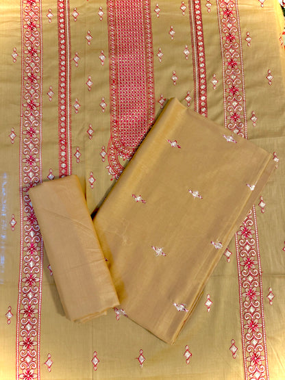 Earthen Grace 2-Piece Embroidered Lawn Suit