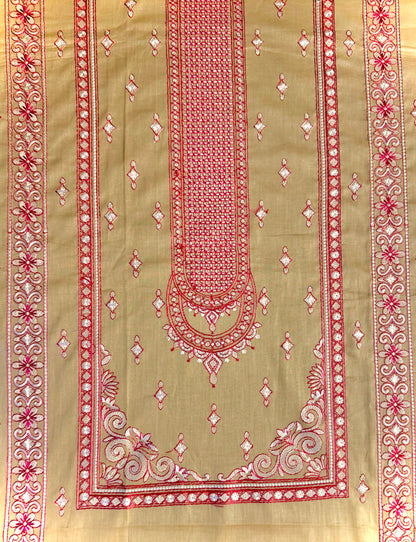 Earthen Grace 2-Piece Embroidered Lawn Suit