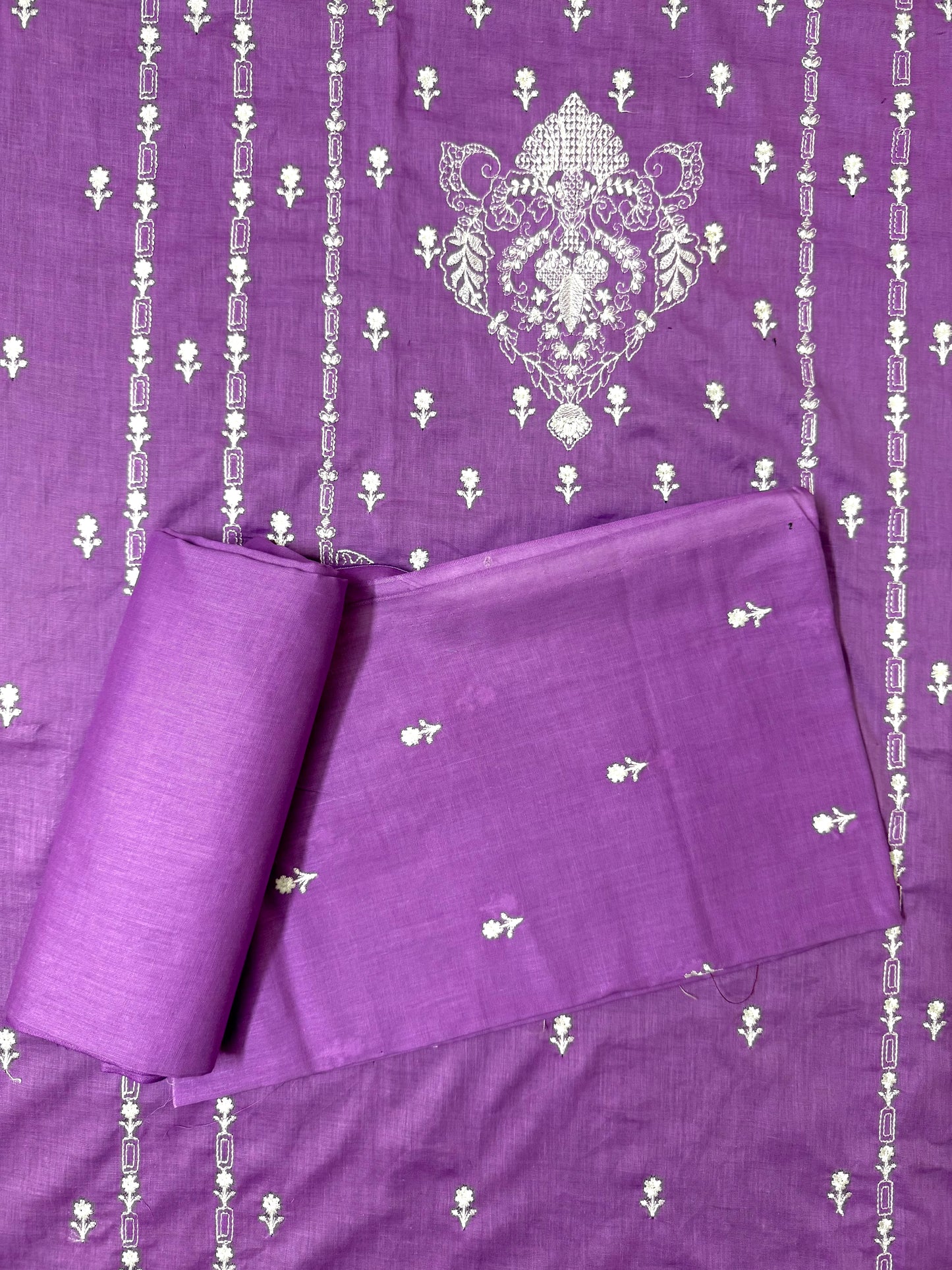 Lavender 2-Piece Embroidered Lawn Suit