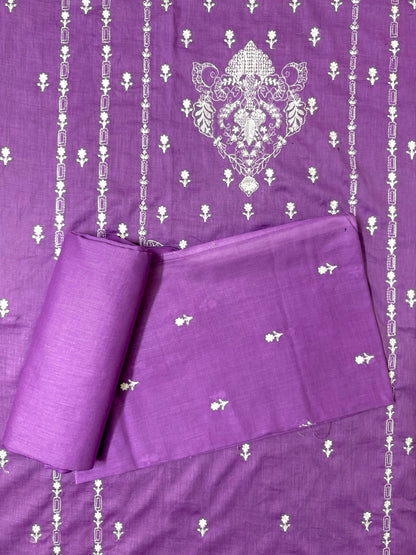 Lavender 2-Piece Embroidered Lawn Suit
