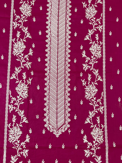 Rose Pink 2-Piece Embroidered Lawn Suit
