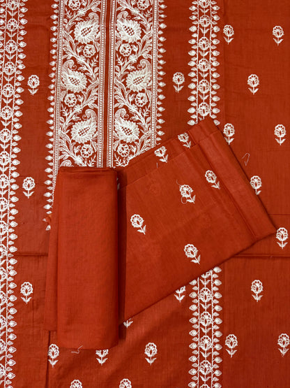 Rust Breeze Embroidered Lawn 2-Piece Suit