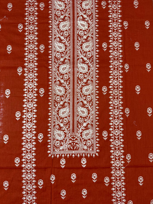 Rust Breeze Embroidered Lawn 2-Piece Suit